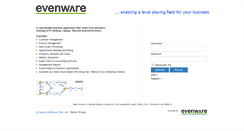 Desktop Screenshot of evenwaresystem.aranxa.com